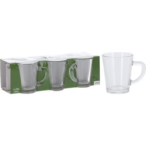 Conjunto De Xícaras Excellent Houseware Transparente 70Ml Vidro Hasiera
