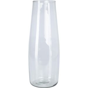 Vaso decorativo Transparente 17X45Cm Vidro Hasiera