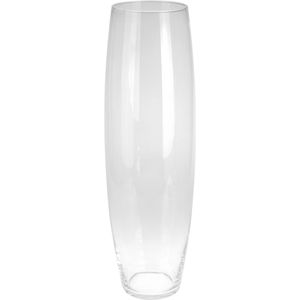 Vaso Decorativo Hasiera Transparente 17X60Cm Vidro Hasiera