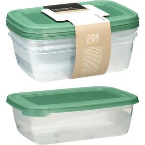 Conjunto De Caixas Organizadoras Excellent Houseware 3 Peças Sortido Polipropileno Hasiera