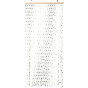 Cortina De Porta Bamboo Hasiera Natural 90X200Cm Matéria Natural Hasiera