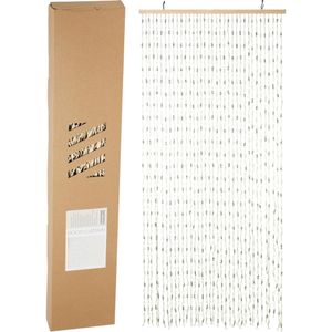 Cortina De Porta Bamboo Hasiera Natural 90X200Cm Matéria Natural Hasiera