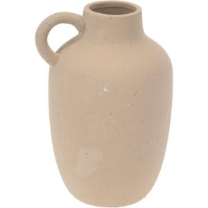 Vaso Decorativo Hasiera Branco/Bege Cerâmica Hasiera