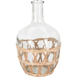 Vaso Decorativo Hasiera Transparente 15X24Cm Vidro Hasiera
