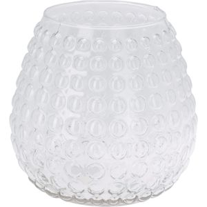 Vaso Decorativo Hasiera Transparente 20X25Cm Vidro Hasiera
