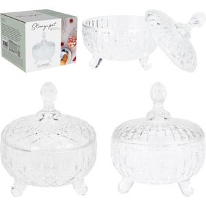 Bomboniere Excellent Houseware Transparente 200Ml Vidro Hasiera