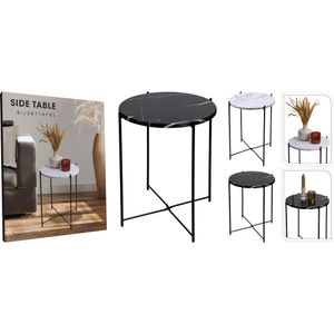 Mesa De Apoio Marmorizada 35X47Cm Hasiera