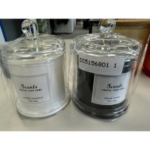 Vela Perfumada Hasiera Branco/Preto Parafina / Cera Hasiera