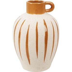 Vaso Decorativo Hasiera Marrom/Preto Cerâmica Hasiera