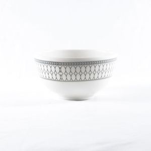 Tigela De Melamina 15X7X8Cm Estampa Preta Hasiera