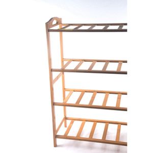 Sapateira De Bambu 3 Pratel 68,5X23,5X68Cm Hasiera