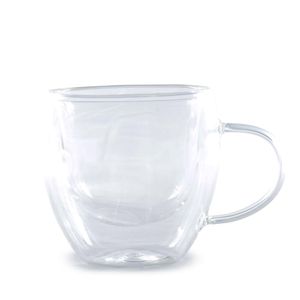 Copo Parede Dupla Em Vidro 250Ml Hasiera