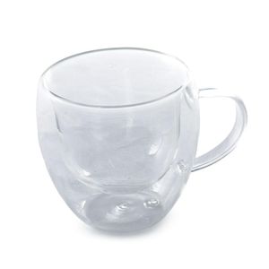Copo Parede Dupla Em Vidro 250Ml Hasiera