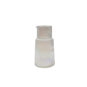 Vaso Hasiera Vidro 14x14x26cm Colorido Hasiera