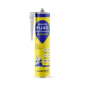 Adesivo Selante Pu40 Pro 420G Branco Quartzolit