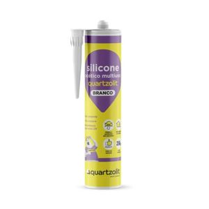 Silicone Acetico Multiuso 256G Branco Quartzolit