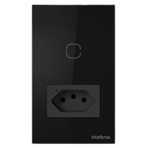 TOMADA COM INTERRUPTOR INTELIGENTE WI-FI ETS 2001 PT INTELBRAS