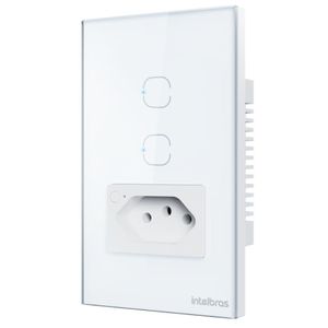 TOMADA COM INTERRUPTOR INTELIGENTE WI-FI ETS 2002 BR INTELBRAS