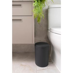 Lixeira Com Tampa Serene 5L Cinza Coza