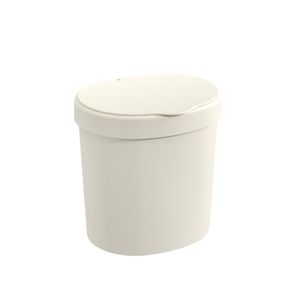 Lixeira Basic Com Tampa 2,5L Laranja Coza