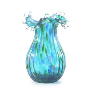 Vaso De Vidro Decorativo 13X23Cm Hasiera