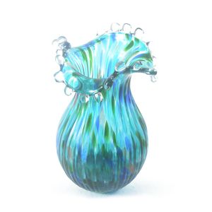 Vaso De Vidro Decorativo 13X23Cm Hasiera
